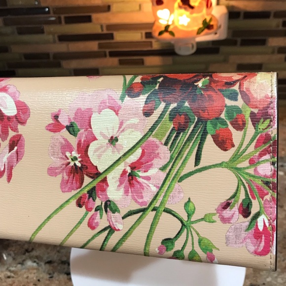 GUCCI Blooms Long Leather Continental Wallet 😍🌸🔥 - Picture 11 of 17